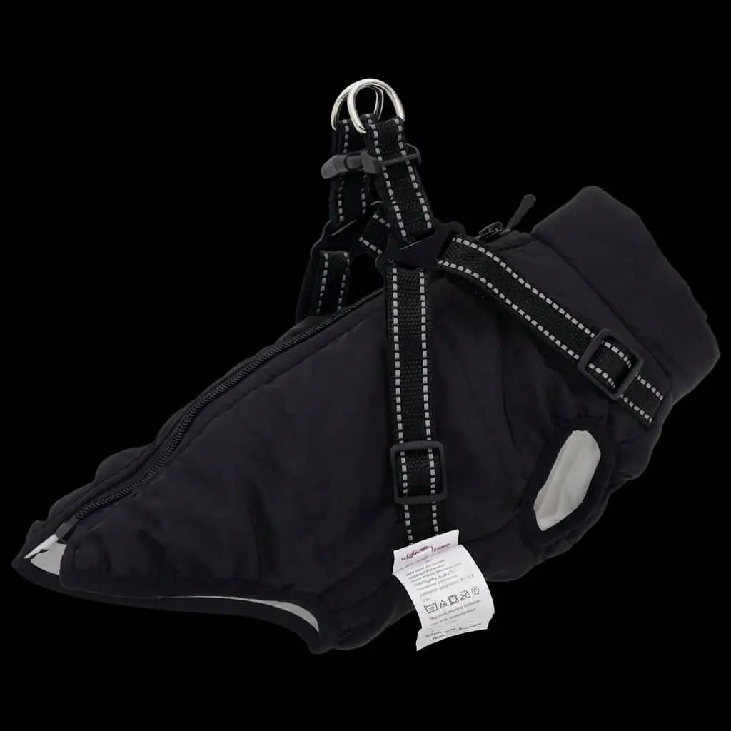 NNEVL Dog Coat with Harness Waterproof Reflective Black XL NNEVL