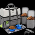 Dog Travel Bag Dual Layer with Bowls & Containers LPT